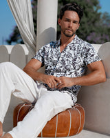 Men's Ice Silk Shirt - QING HUA CI