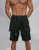 Men’s Tailored Samurai Shorts - Black